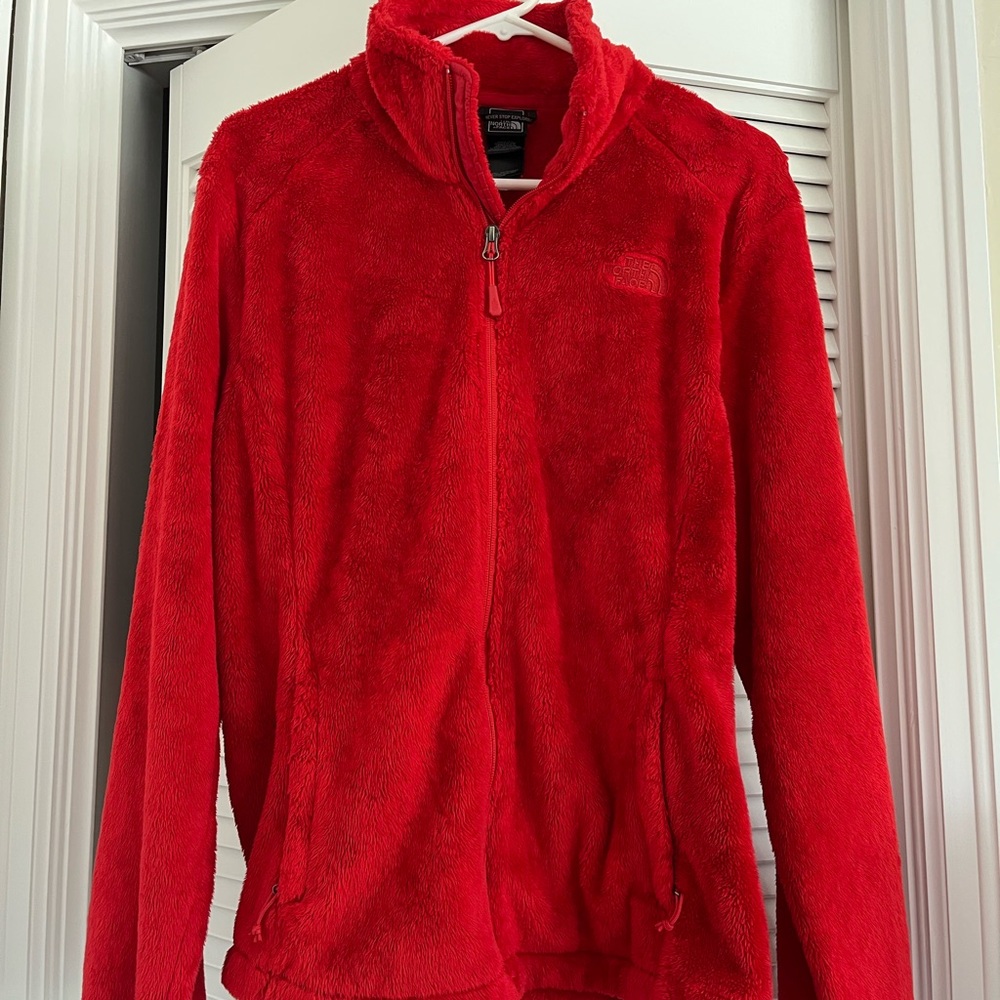 Brand New Never Worn Red The North Face Fleece Jacket